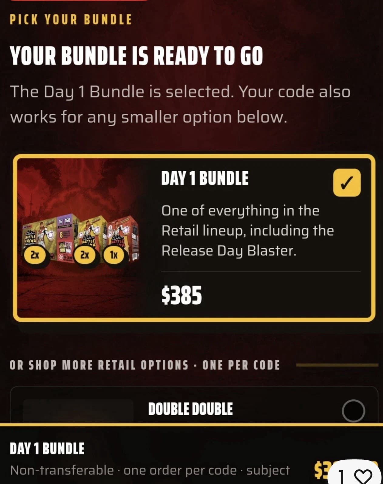 Bo Jackson Battle Arena Mahomes DAY ONE Bundle Guaranteed Pre-order!!!!