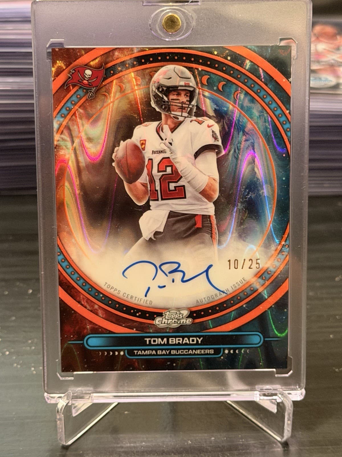 2025 NFL Topps chrome Cosmic - Tom Brady Equinox Auto 10/25🔥🔥🔥