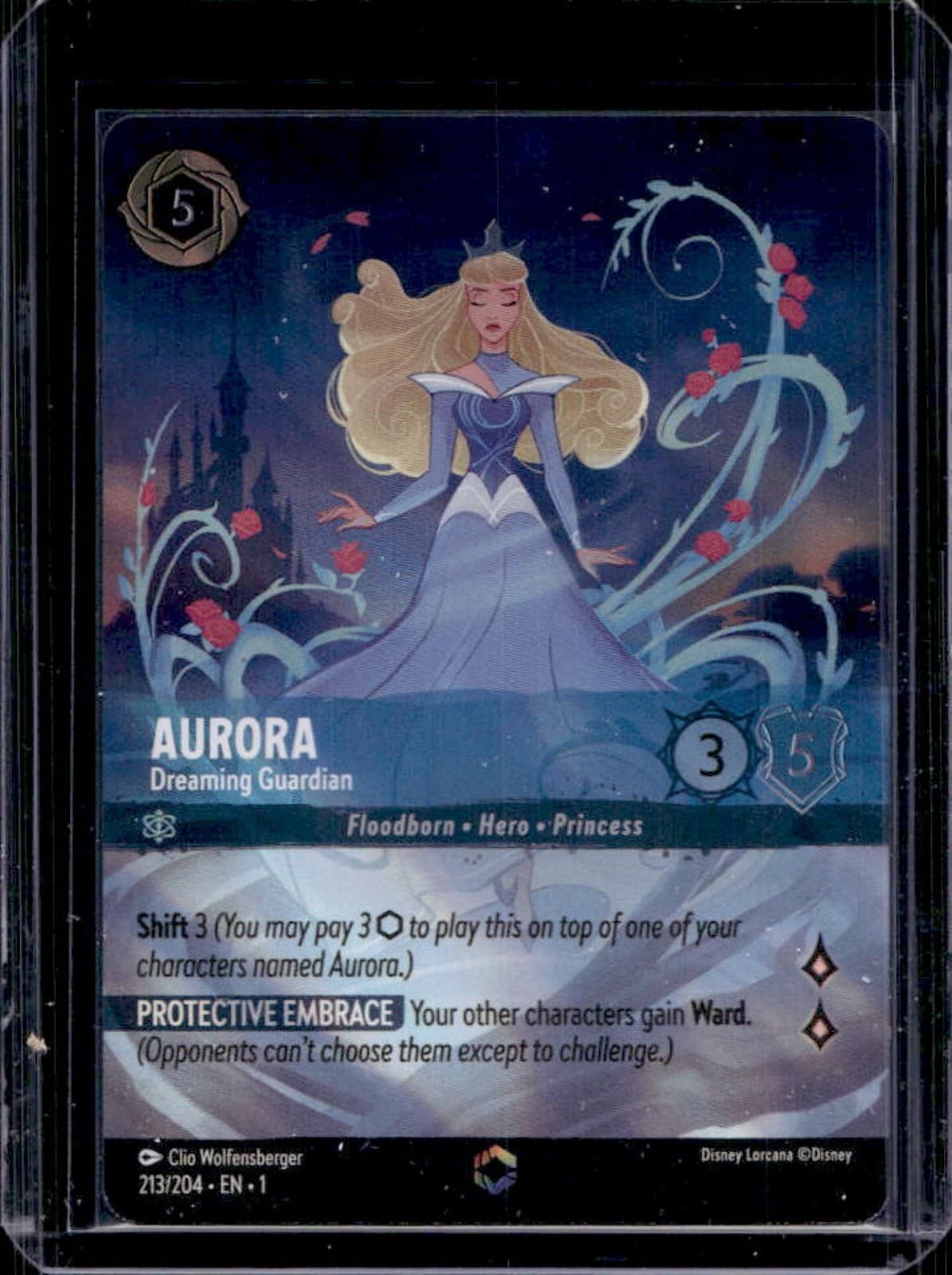 2023 Disney Lorcana Aurora - Dreaming Guardian Alt Art #213/204