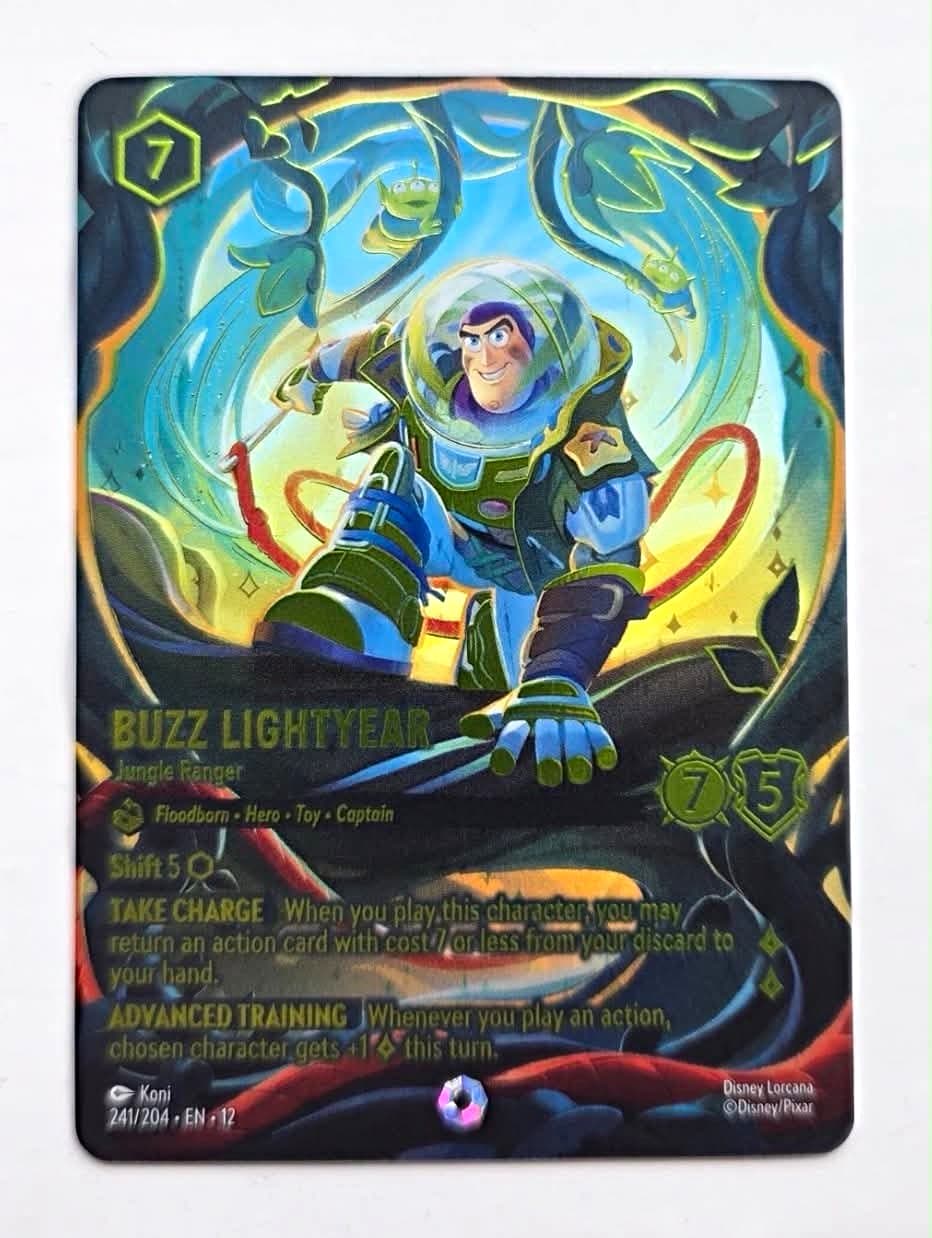Disney Lorcana Buzz Lightyear - Jungle Ranger 241/204 Foil Legendary