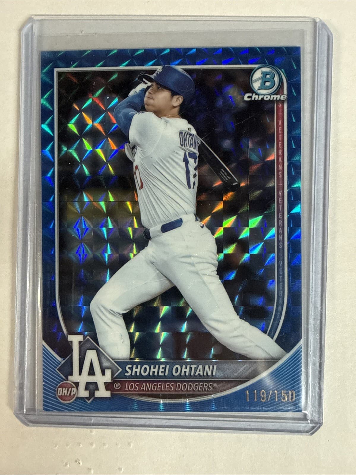 2025 Bowman Chrome - Shohei Ohtani #17 Blue Geometric Refractor /150