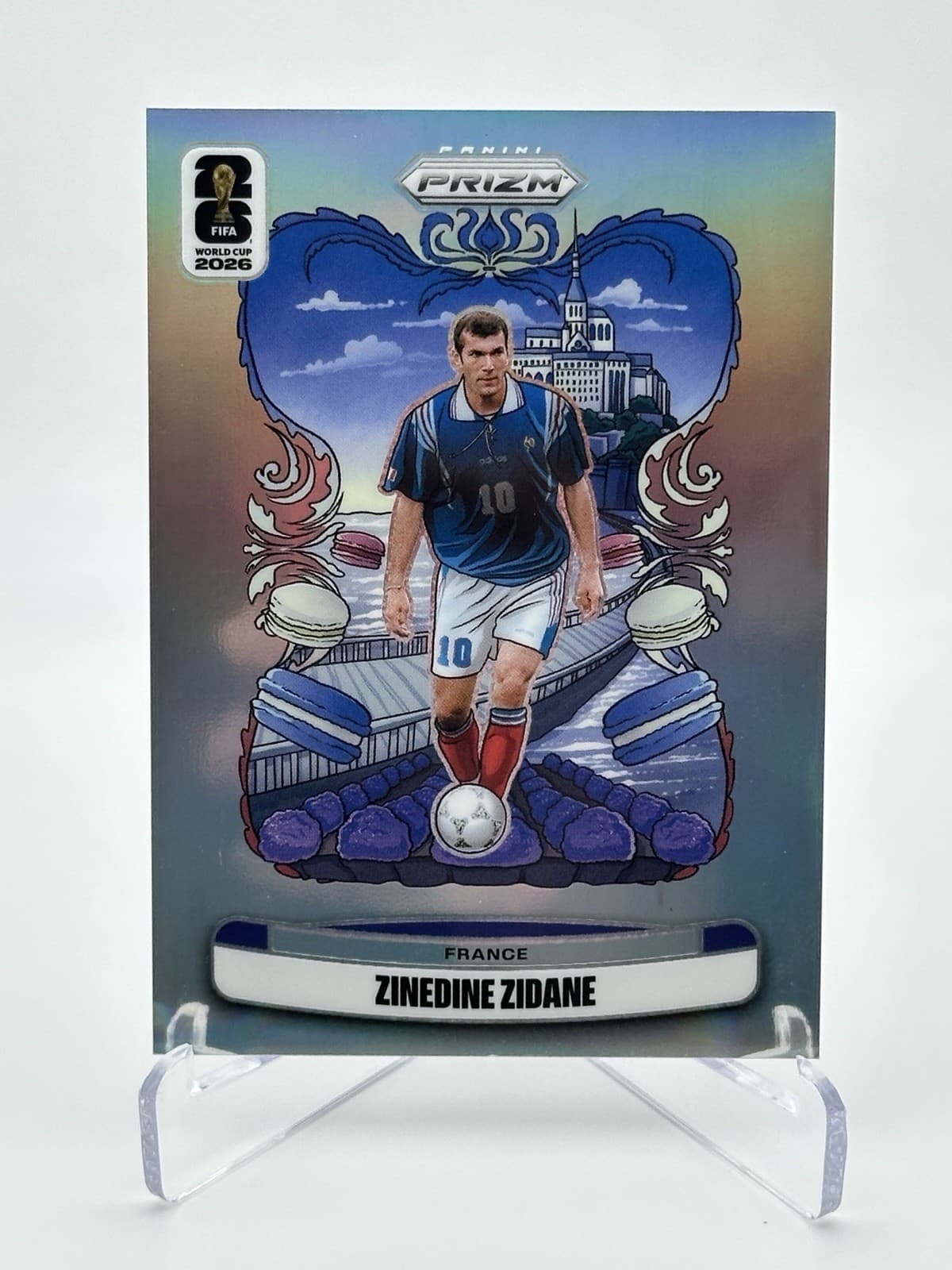 Zinedine Zidane 2026 Panini Prizm World Cup National Landmarks France #22 SSP