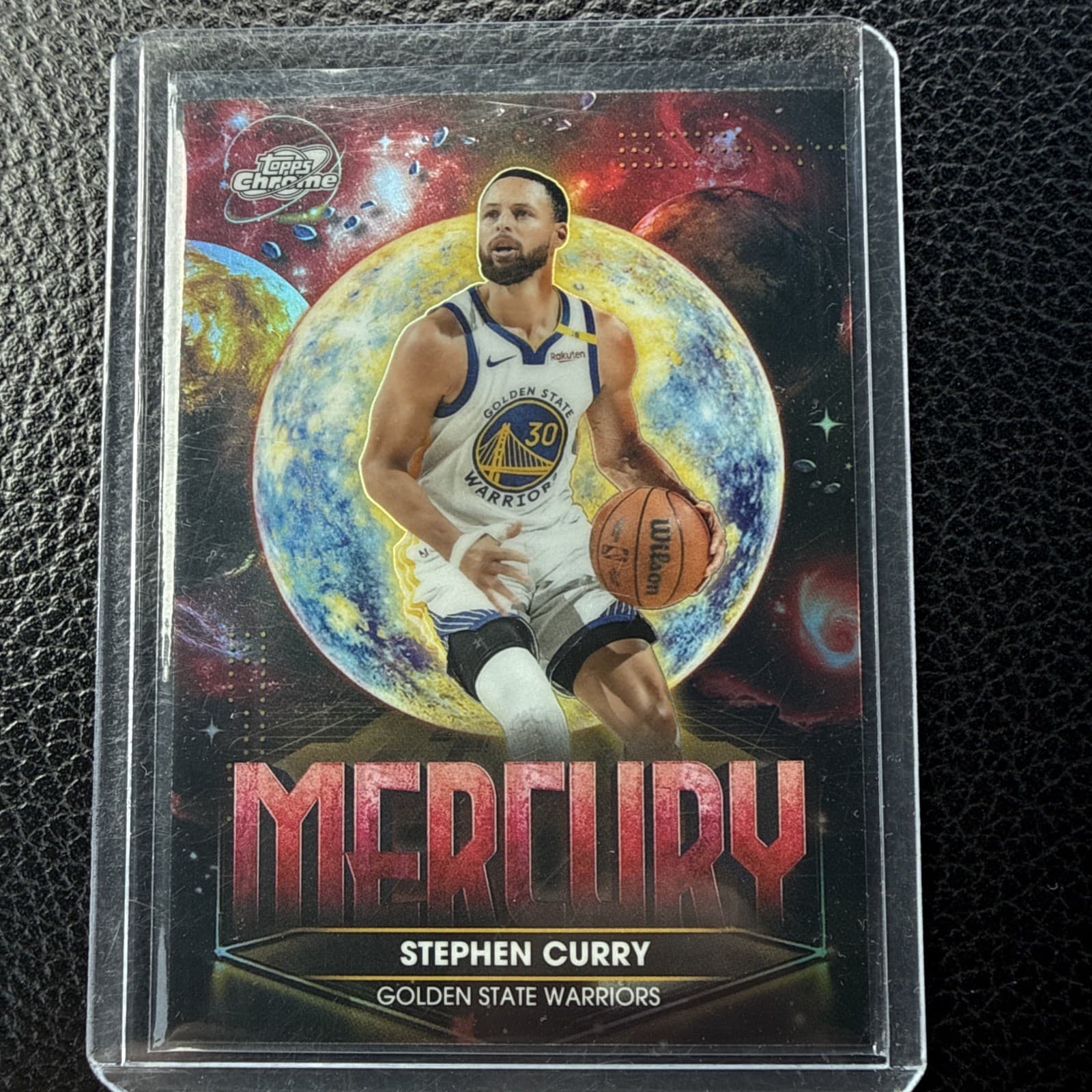 2026 Topps Cosmic Chrome Stephen Curry Planetary Pursuit Mercury SSP Warriors