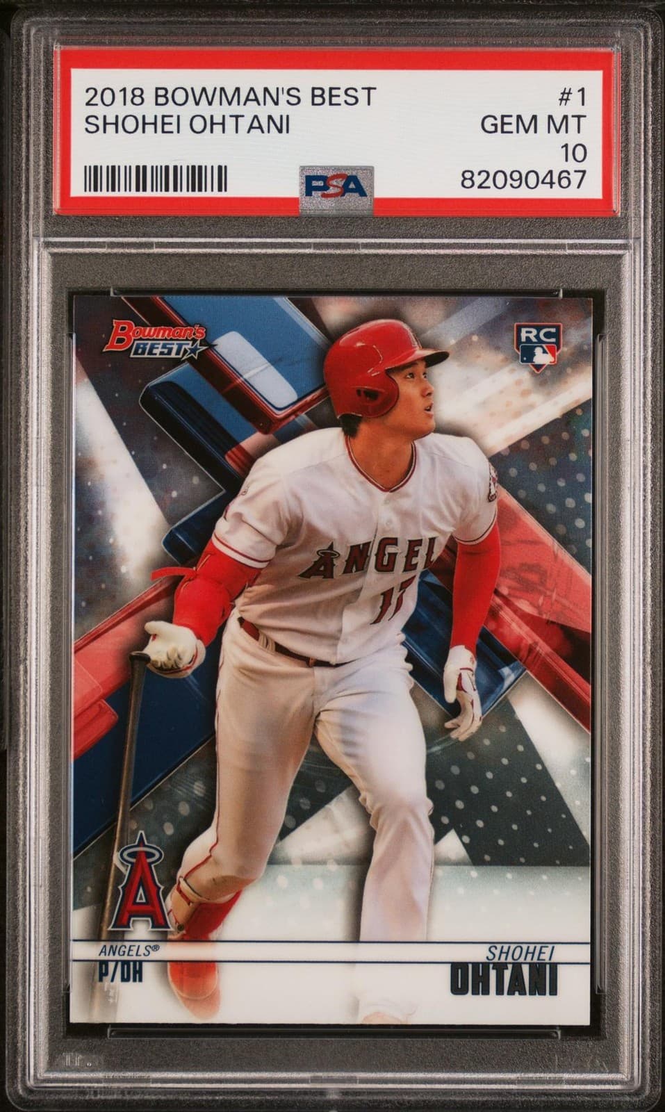2018 Bowman's Best Shohei Ohtani Rookie #1 PSA 10