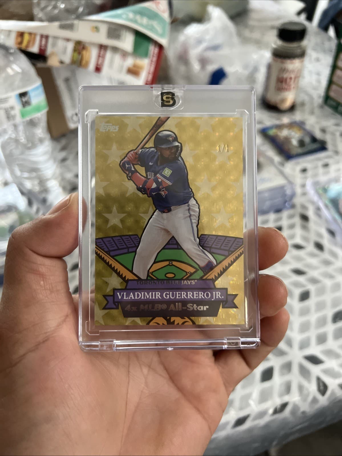 2025 Topps Archives Vladimir Guerrero Jr. Gold 1/1 07AS-16
