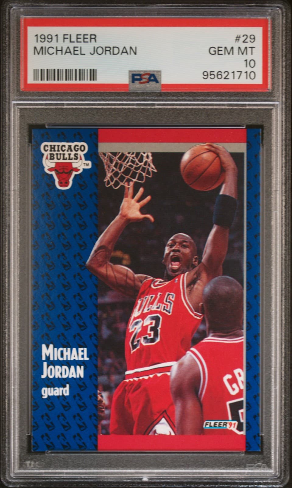 1991 FLEER #29 MICHAEL JORDAN PSA 10