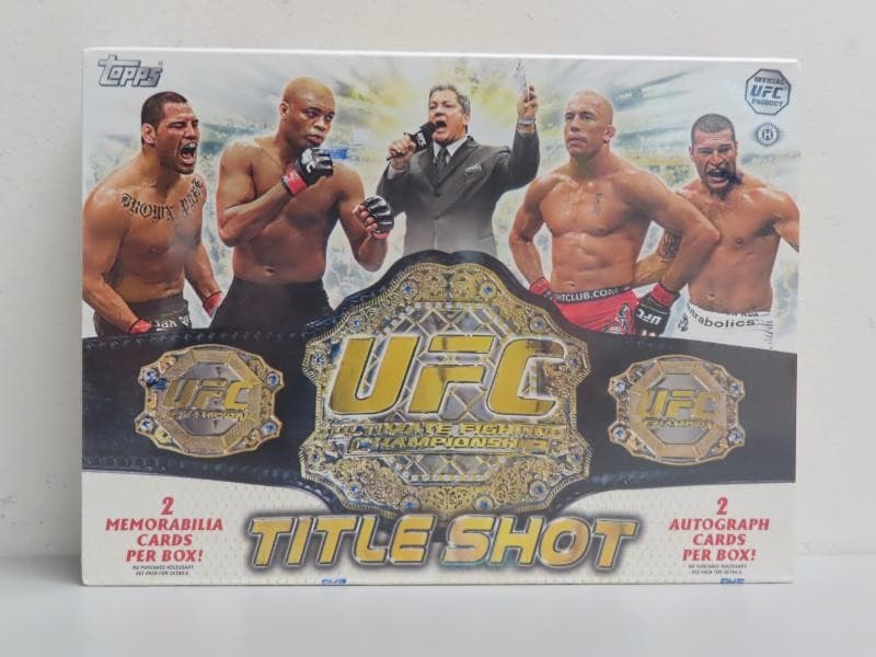 2011 Topps UFC Title Shot Factory Sealed Hobby Box