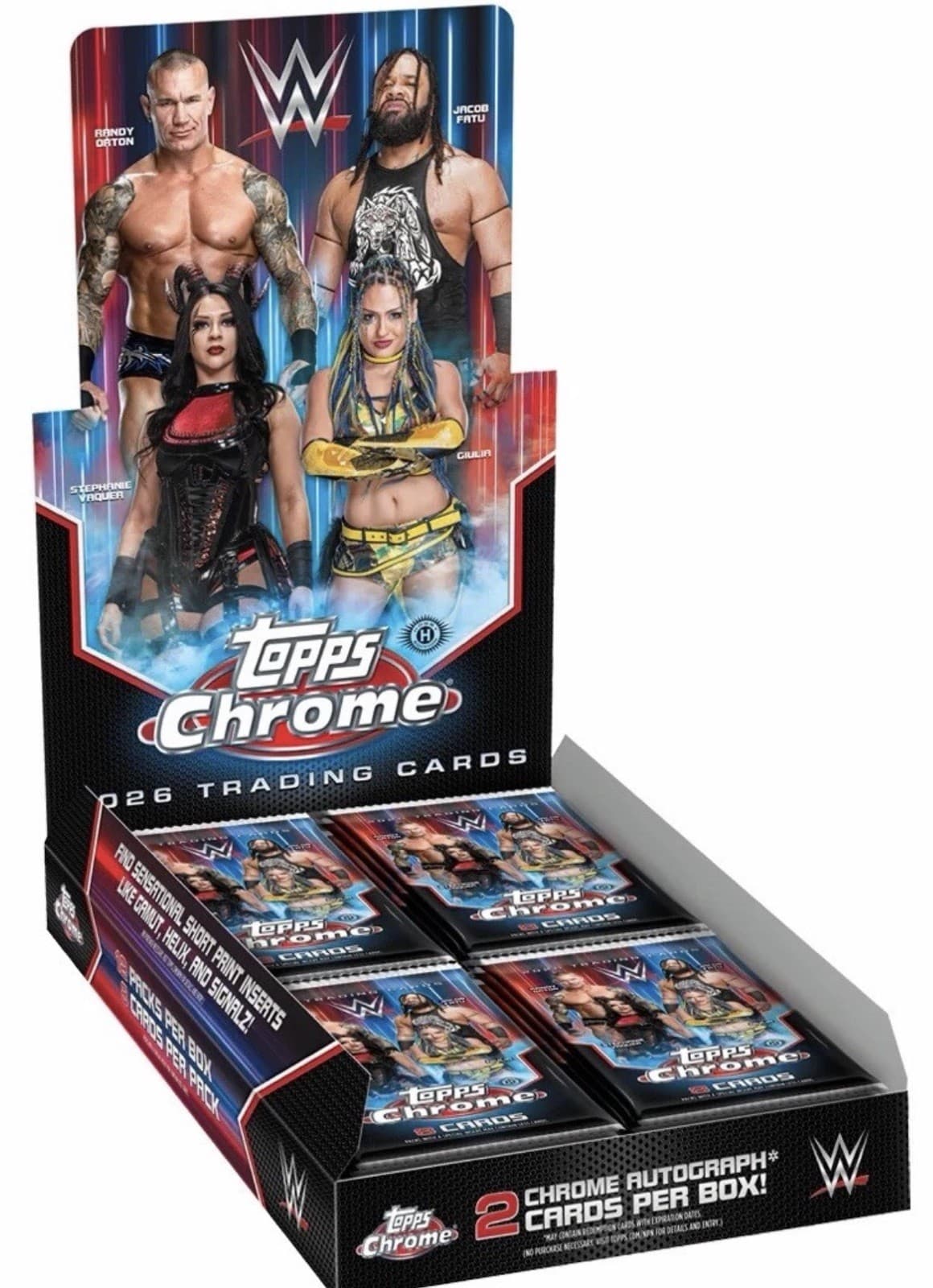 2026 Topps Chrome® WWE - Hobby Box‼️New IN HAND