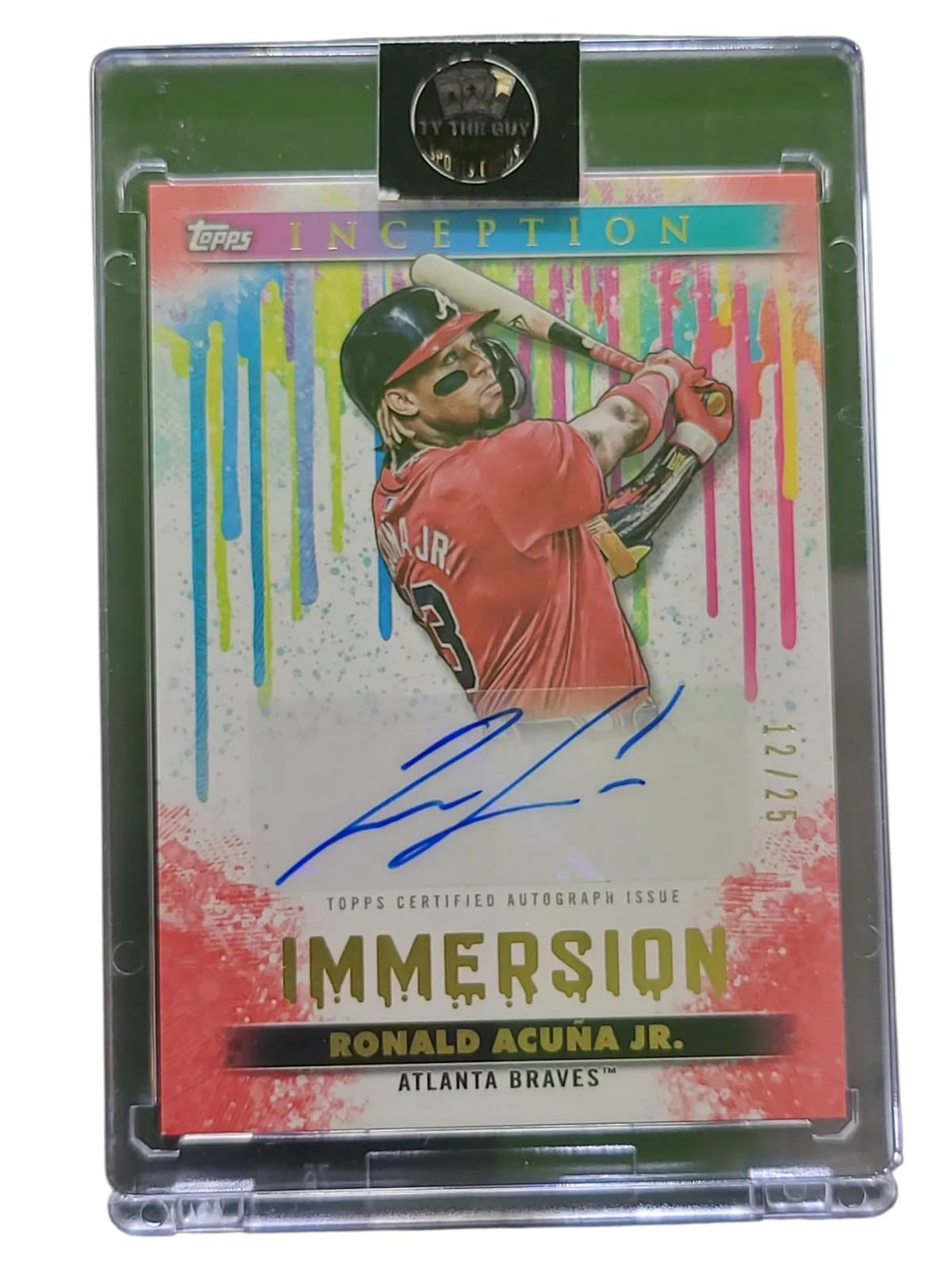 2024 Topps Inception Immersion Ronald Acuña Jr. #IA-RA 12/25
