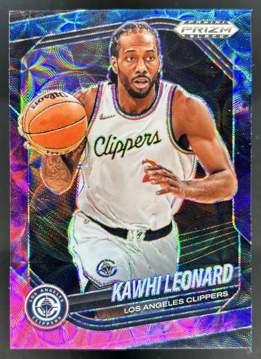 2024-25 Panini Prizm Black Kawhi Leonard Nebula FOTL Prizm #1/1 Clippers