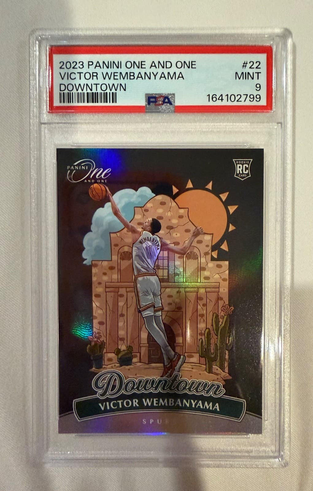 2023-24 Panini One and One - Downtown Victor Wembanyama #22 (RC)