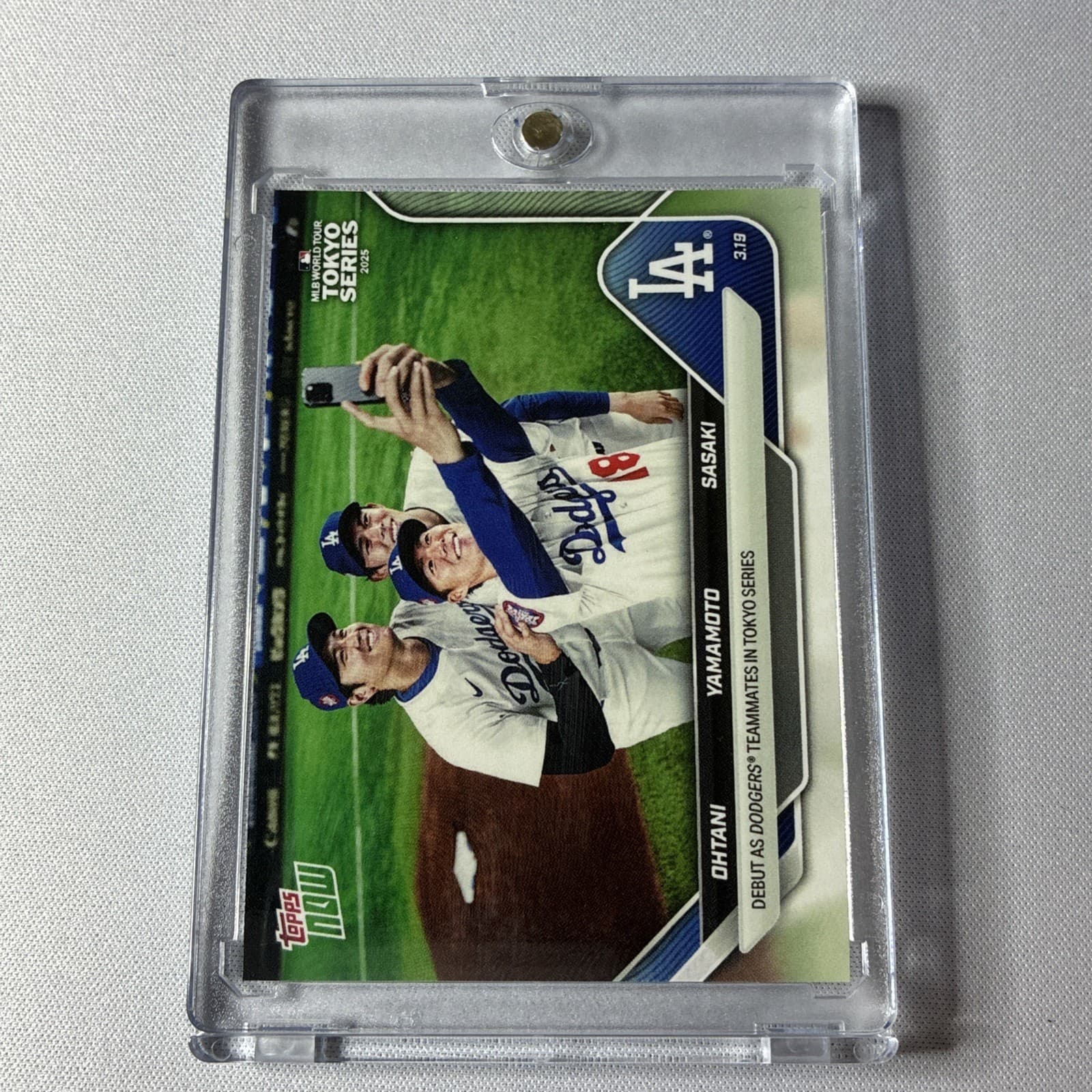 2025 Topps Now Shohei Ohtani Yoshinobu Yamamoto Roki Sasaki #7SP