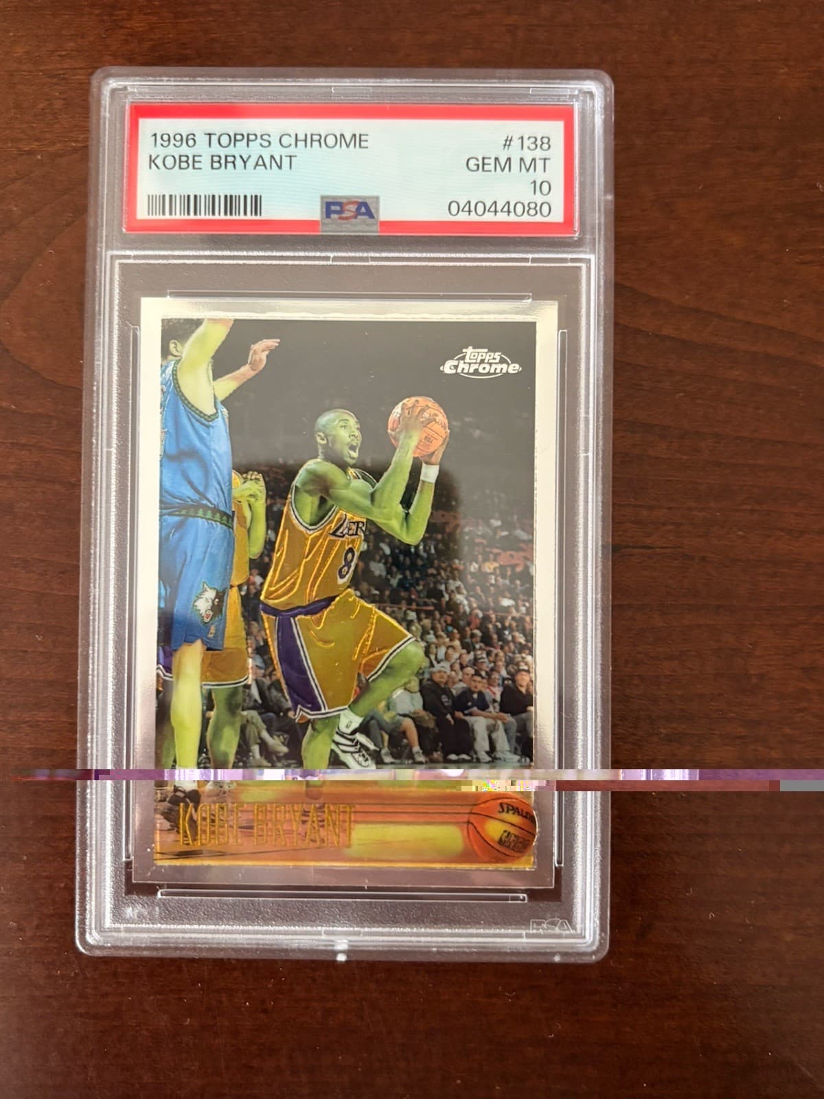 1996-97 Topps Chrome Kobe Bryant Rookie #138 PSA 10