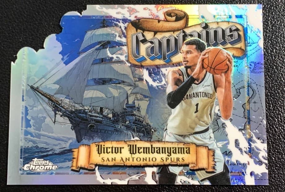 Victor Wembanyama 2025-26 Topps Chrome Update Captains SSP #SC-4