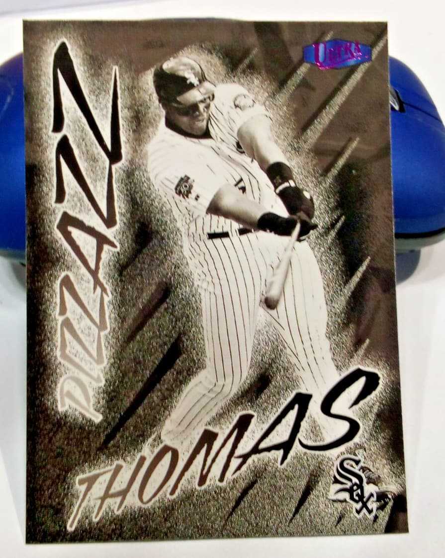 1998 Frank Thomas Fleer Ultra Platinum Medallion Masterpiece Purple 1/1 Nrmt