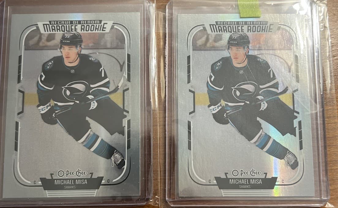 2025-26 O-Pee-Chee - Marquee Rookies Michael Misa #597 Rainbow Foil /350 (RC)