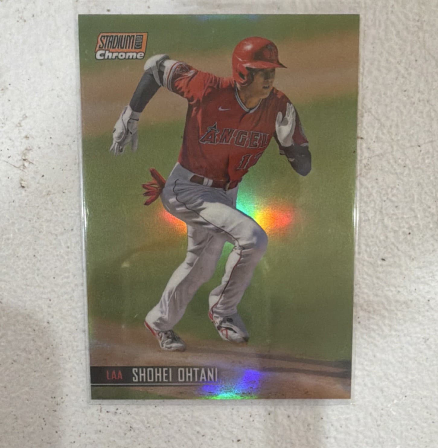 Topps 2021 Stadium Club Chrome Shohei Ohtani Serial Numbered Angels #37