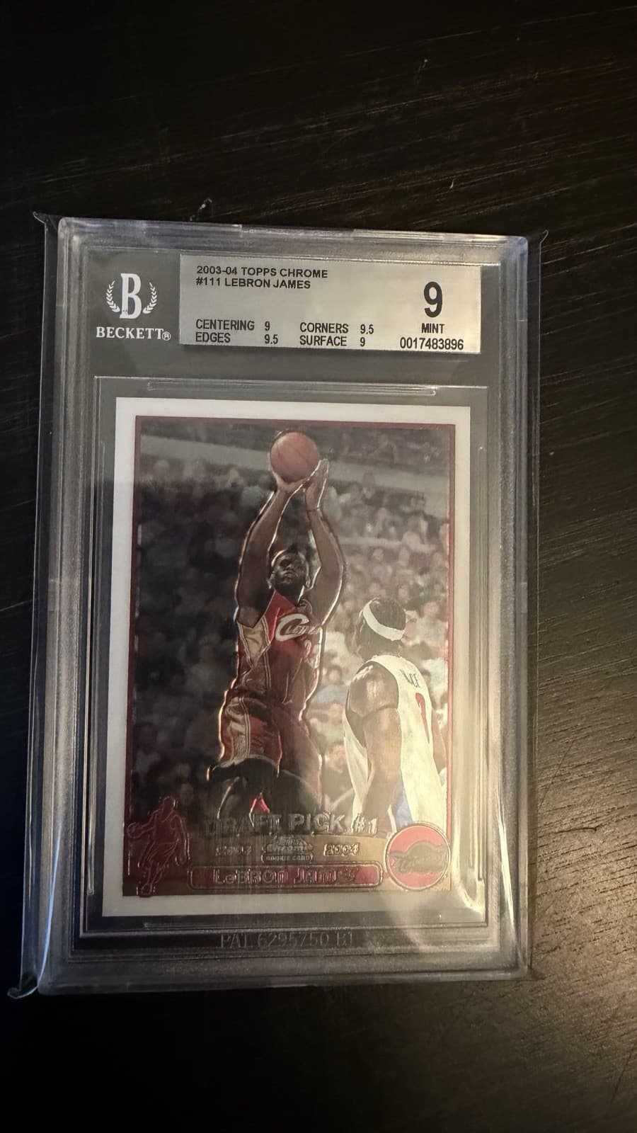 2003-04 Topps Chrome LeBron James #111 (RC) BGS 9 w/2 9.5 Subs ALL 9+ 🔥 LEBRON