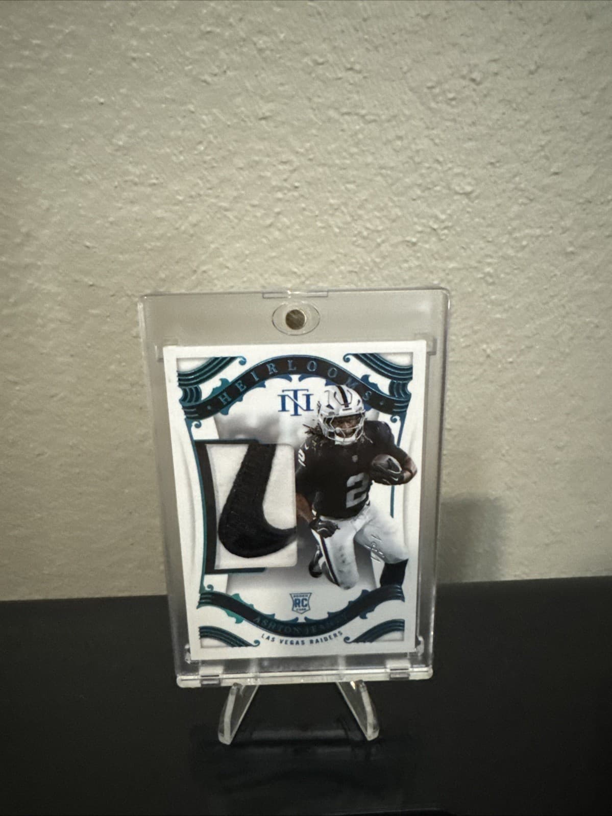 2025 National Treasures Ashton Jeanty Heirlooms Nike Swoosh 1/1