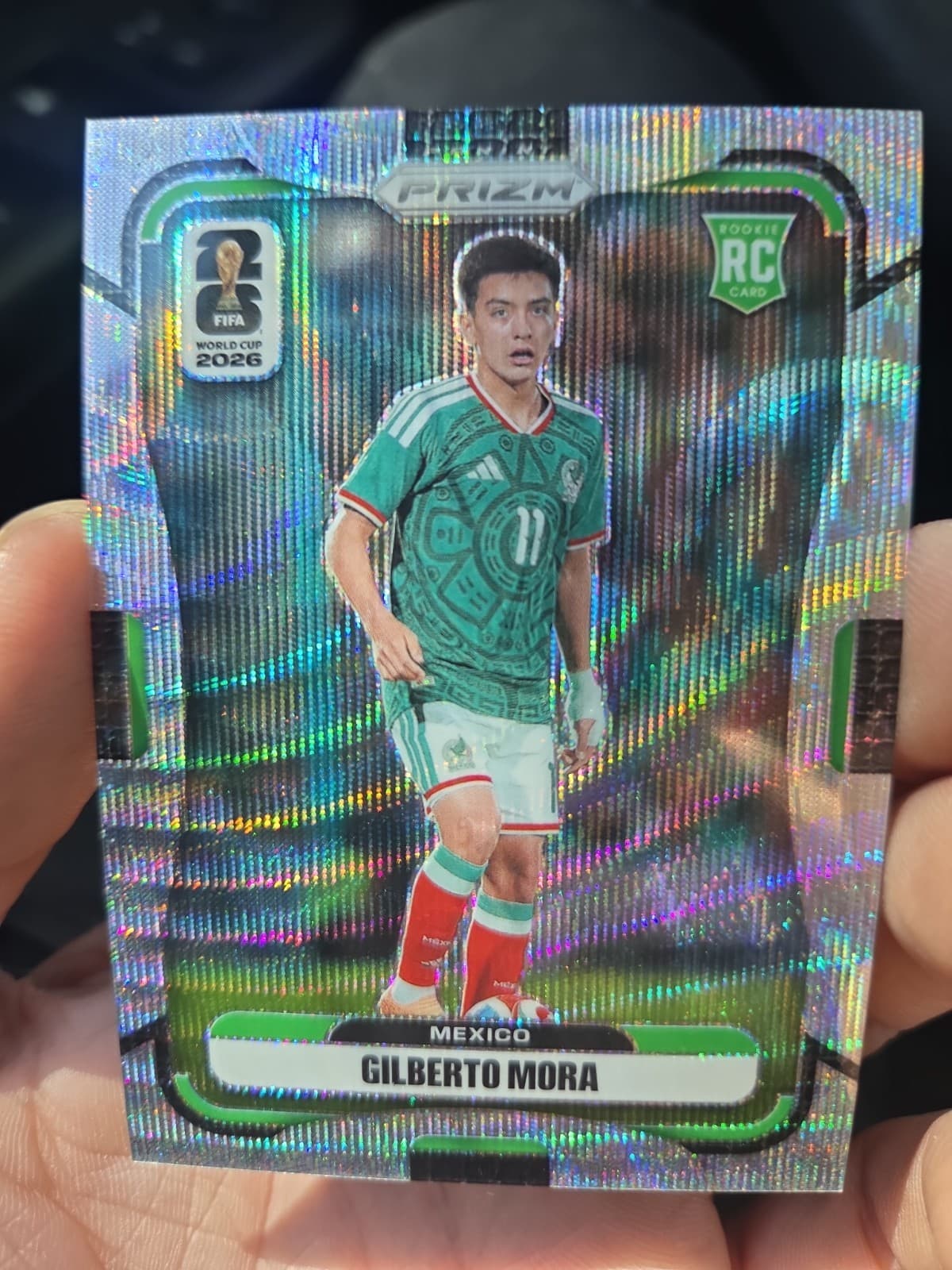 Gilberto Mora 2026 Panini Prizm FIFA World Cup RC Wave Prizm Rookie Mexico 🔥