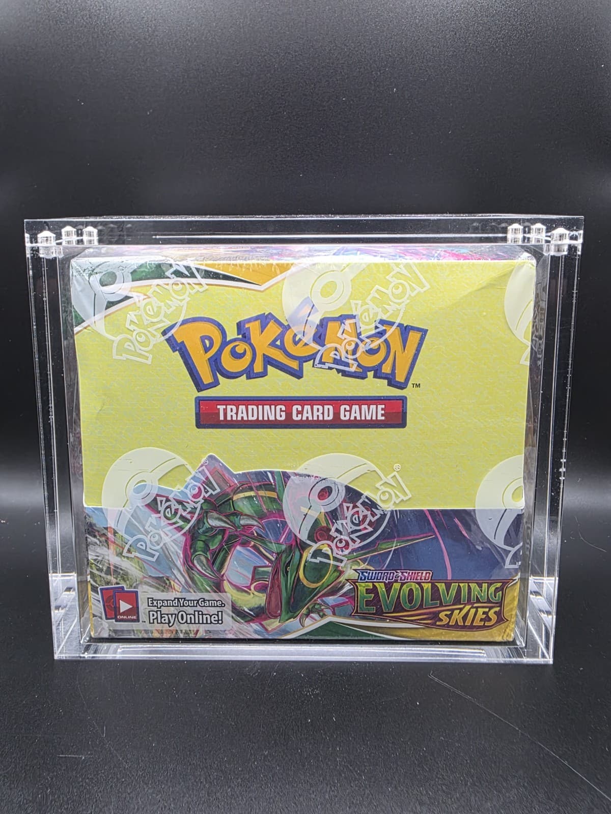 Pokemon TCG Evolving Skies 36 Pack Booster Box Factory Sealed W/ Protective Case