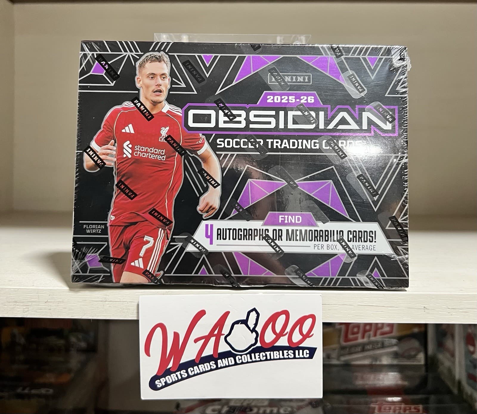 2025/26 Panini Obsidian FIFA Soccer Factory Sealed Hobby Trading Card Box