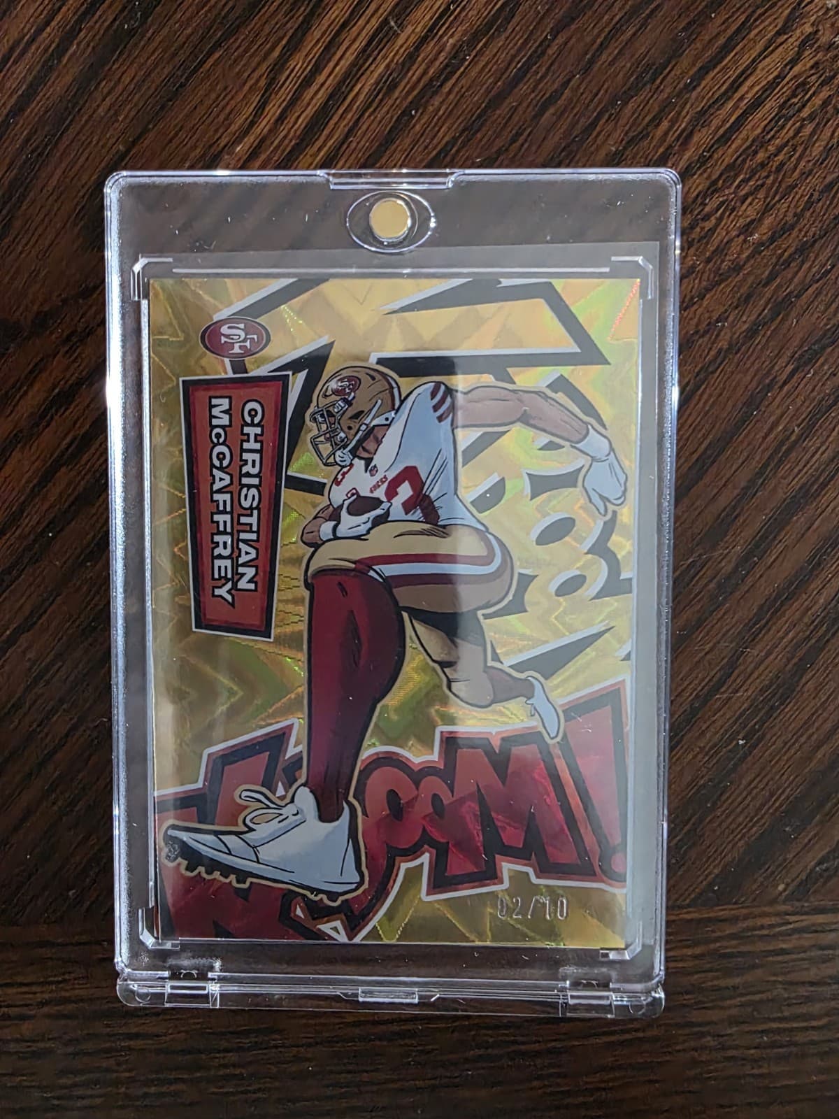 2023 Panini Absolute Kaboom! Gold Christian McCaffrey #20 49ers /10