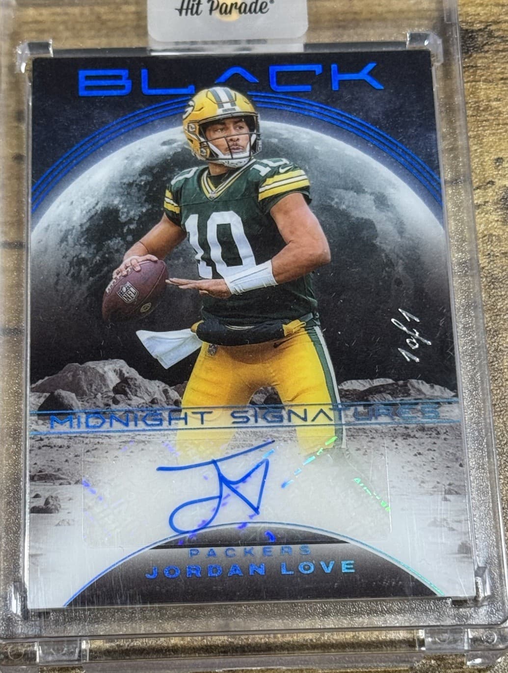 Jordan Love 2024 Panini Black Midnight Signatures #MS-JLE 1/1 Autograph 1 Of 1