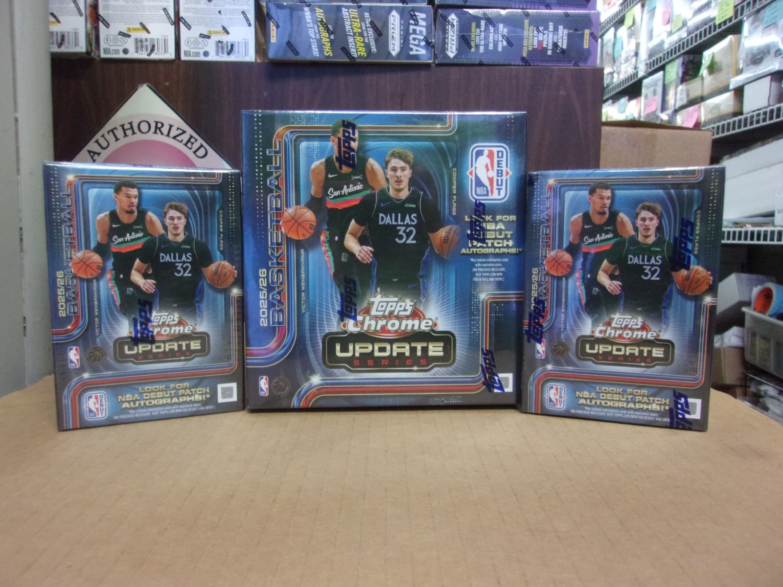 2025-26 Topps Chrome Update Mega + (2) Blaster Basketball Box Lot