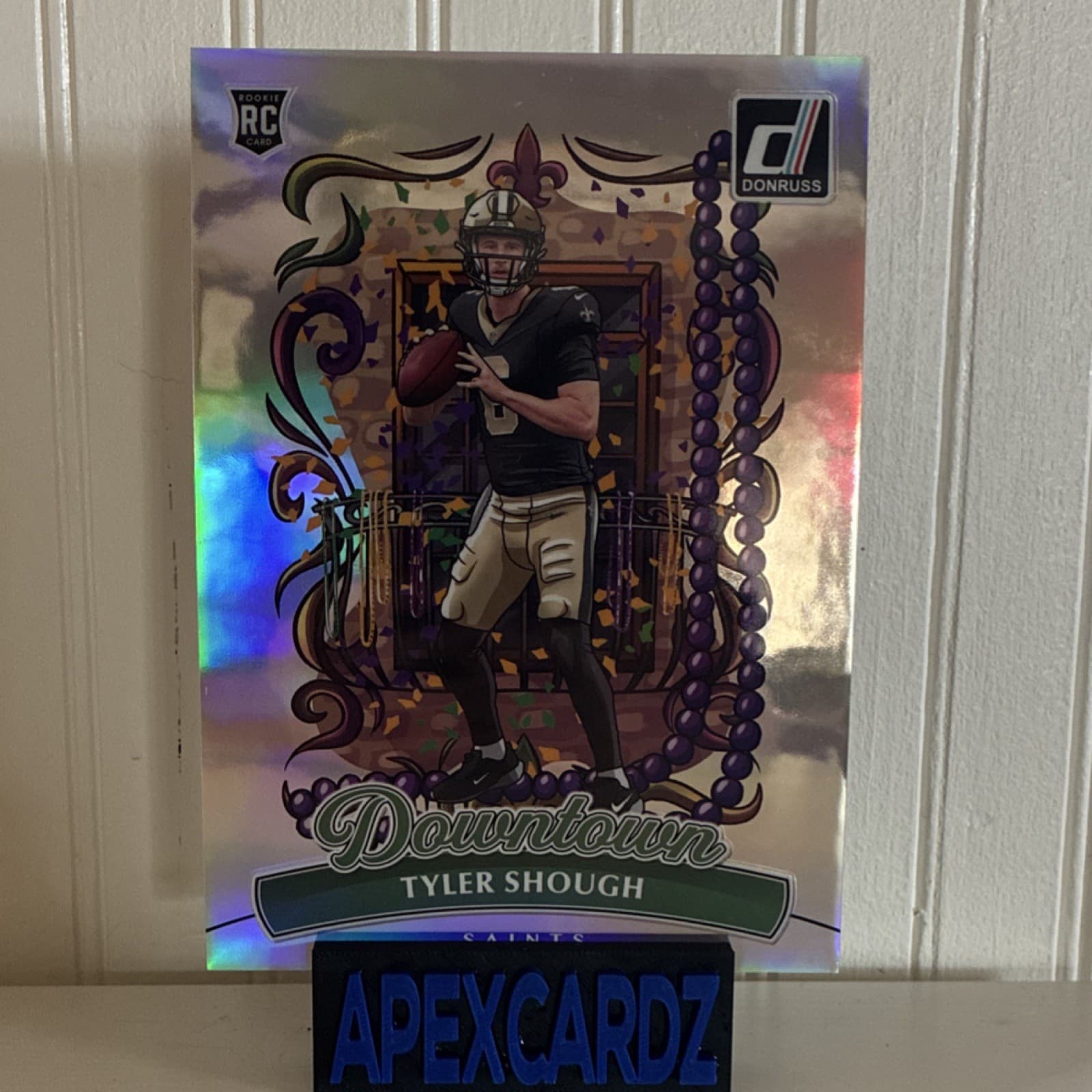 Panini Donruss 2025 Downtown Tyler Shough Rookie Insert #19 Saints NFL Football