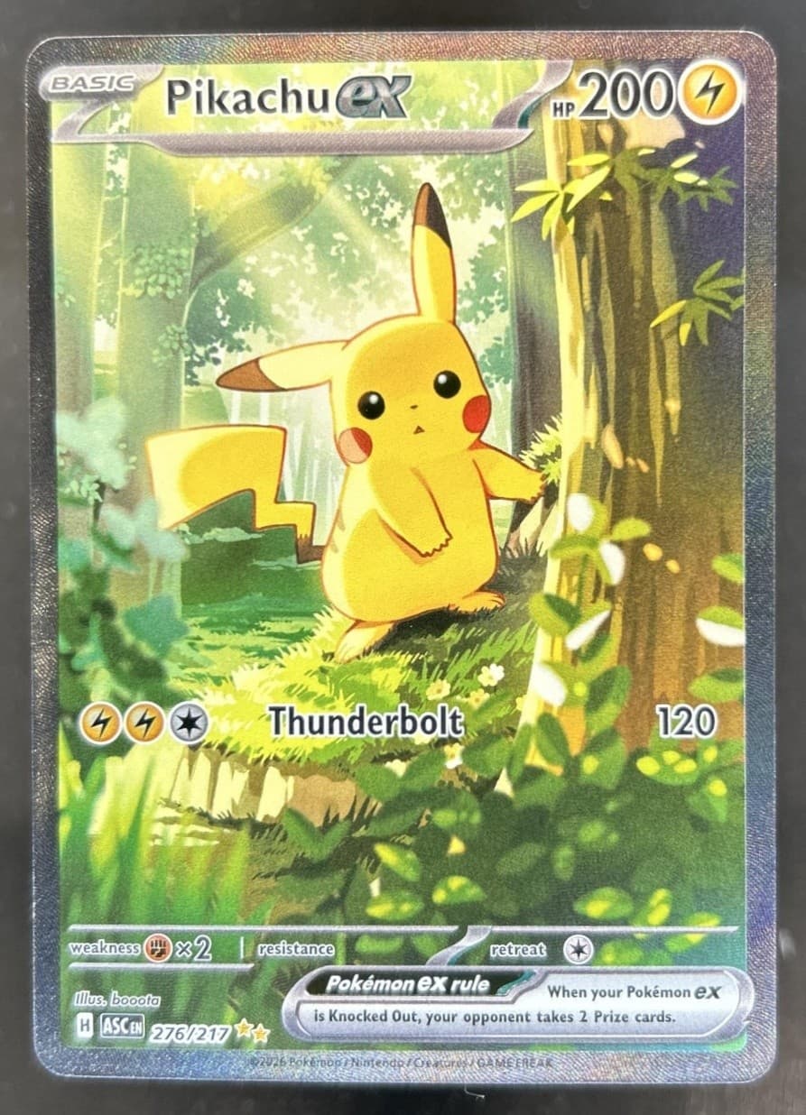 2026 Pokemon Ascended Heroes Pikachu ex Special Illustration Rare #276/217