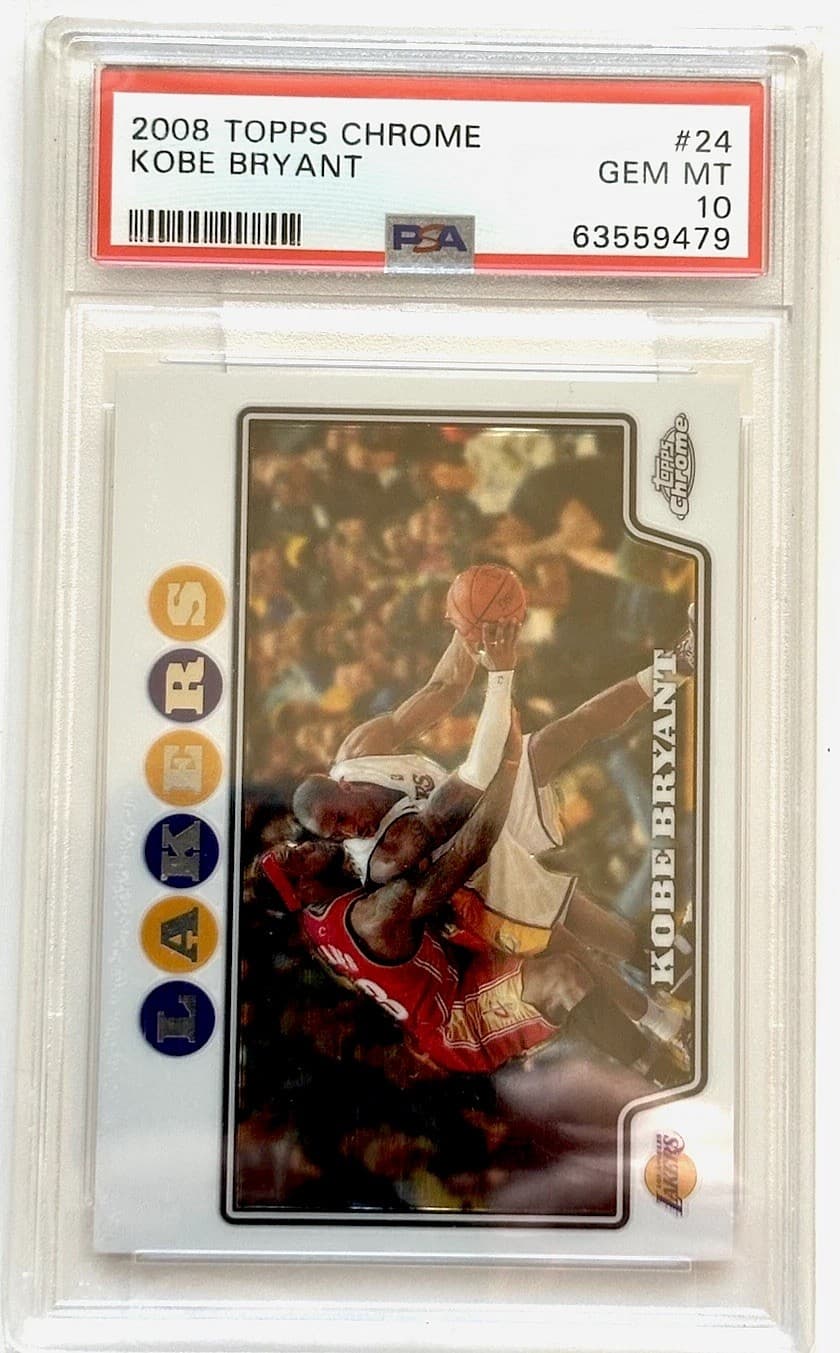 2008-09 Topps Chrome - LeBron James, Kobe Bryant #24 PSA 10. 🔥🔥🏀