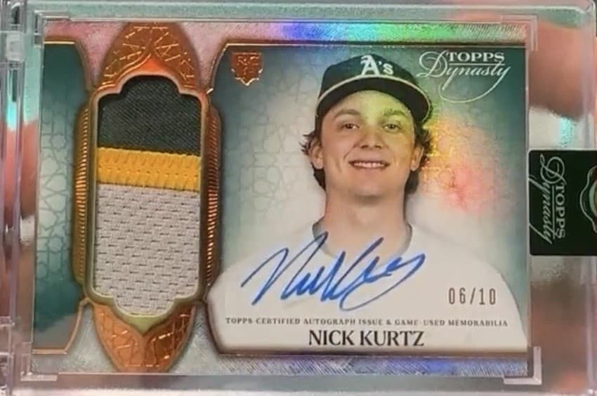Nick Kurtz 2025 Topps Dynasty RPA /10