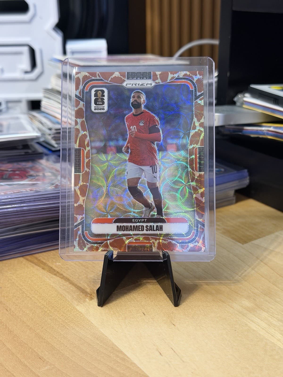 2026 Panini Prizm Choice FIFA World Cup Mohamed Salah SSP Giraffe #220 Egypt