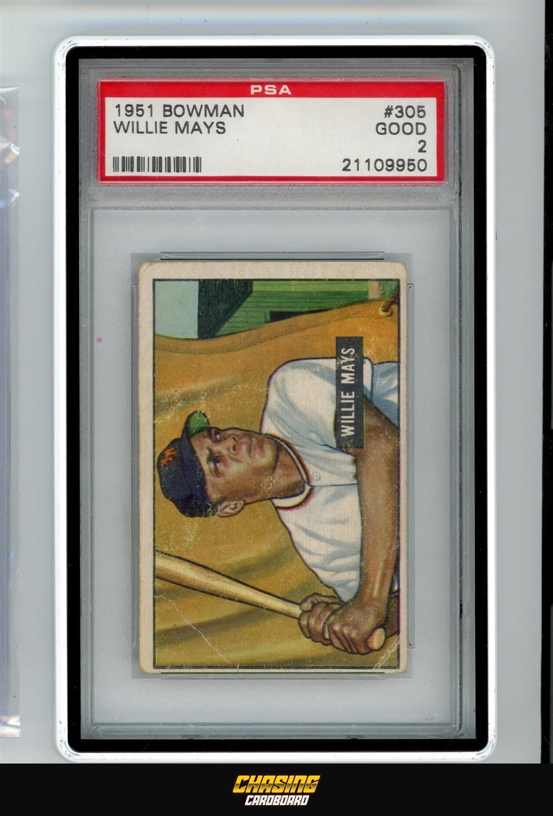 1951 Bowman Baseball WILLIE MAYS #305 RC Rookie Giants Hof Vintage PSA 2 S1083