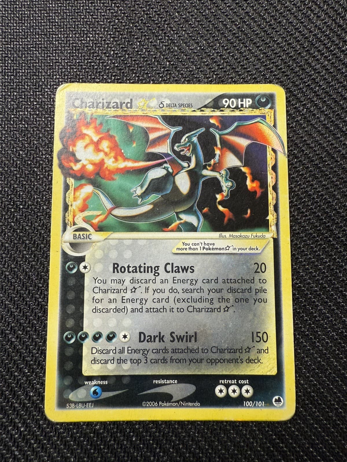 Pokemon charizard gold star 100/101 ENG