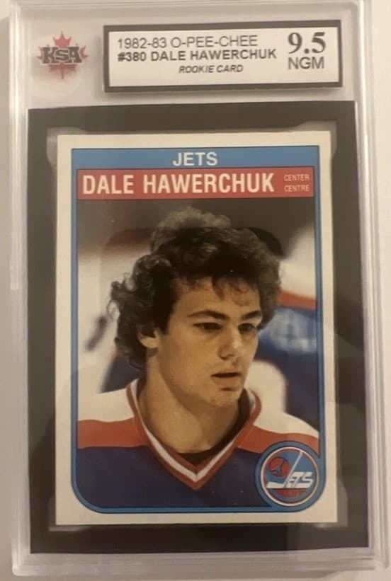 Dale Hawerchuk O Pee Chee #380 ( Rookie ) KSA9.5