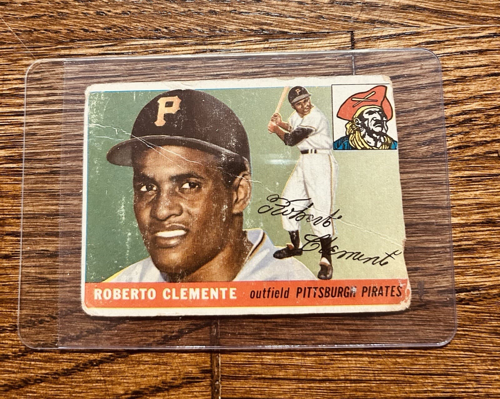1955 Topps-Roberto Clemente #164 (RC) Rookie Card Pitt, Pirates Poor Condition