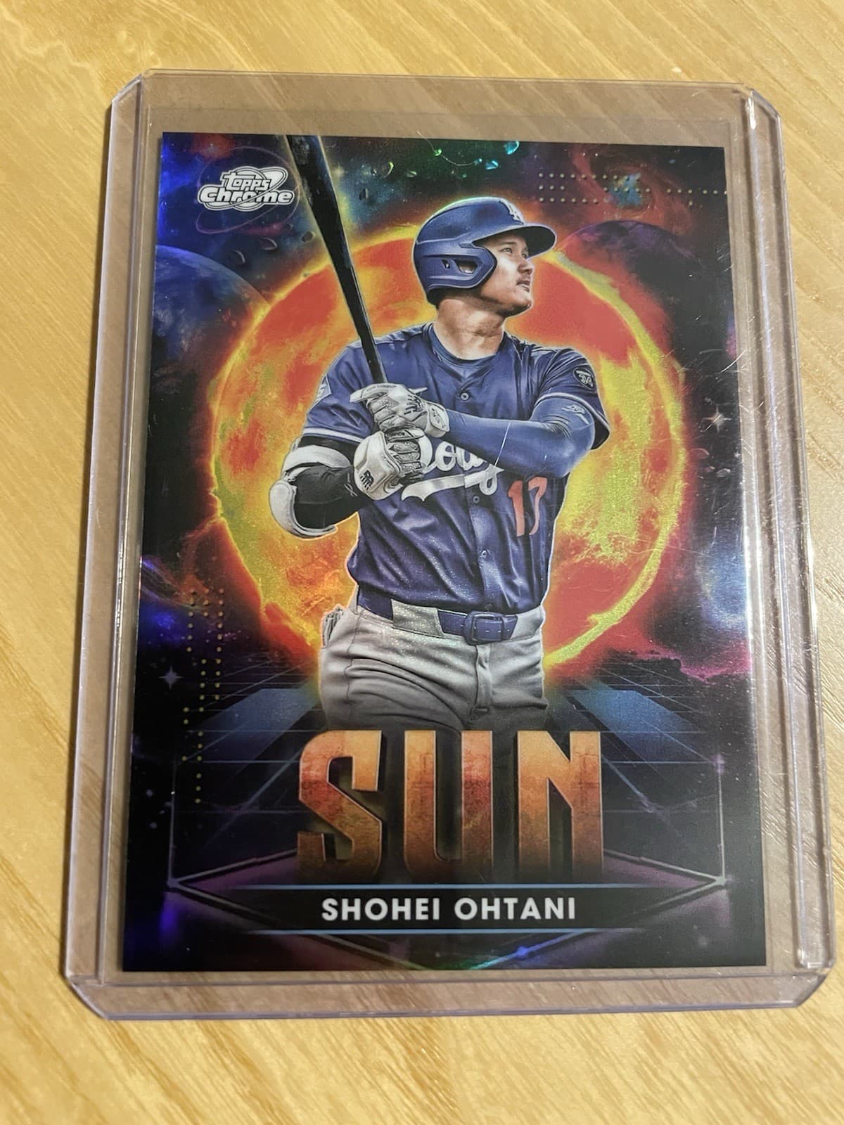 2025 Topps Cosmic Chrome - Planetary Pursuit Shohei Ohtani #PPS-2 Sun