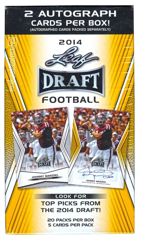 2014 Leaf Draft Football Blaster Box