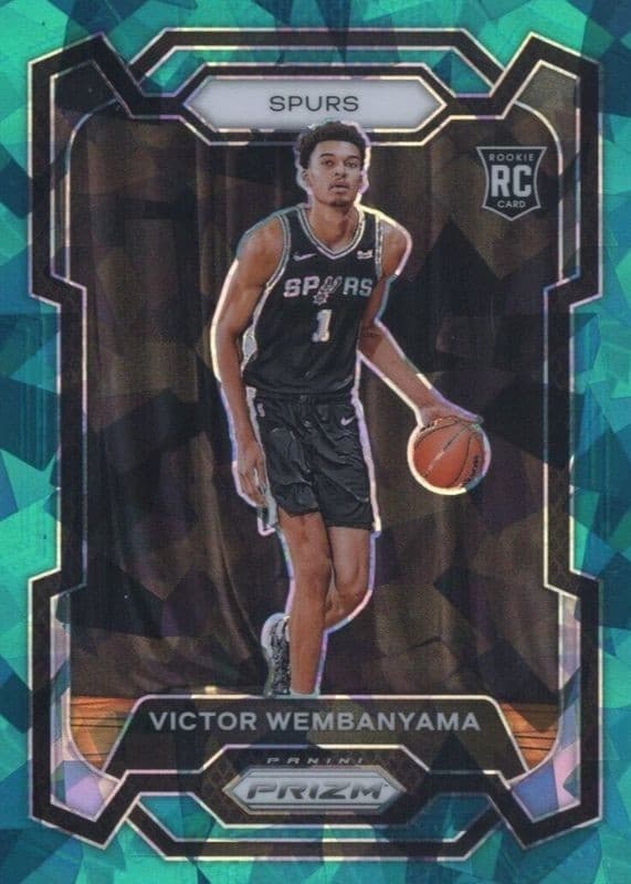 Victor Wembanyama 2023 Prizm #136 Teal Ice /225 Rookie