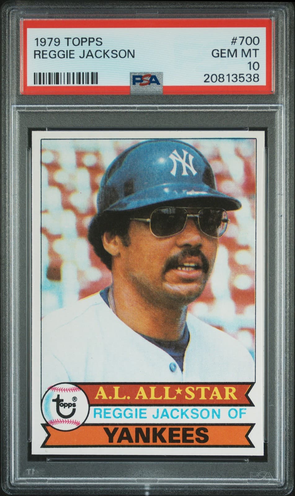 1979 TOPPS #700 REGGIE JACKSON PSA 10