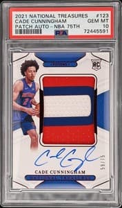 Card listing from dacardworld