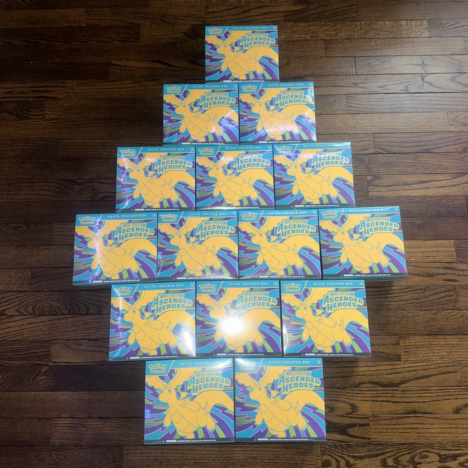 Lot of (15) Pokemon TCG Ascended Heroes Elite Trainer Boxes SEALED ETB No tears