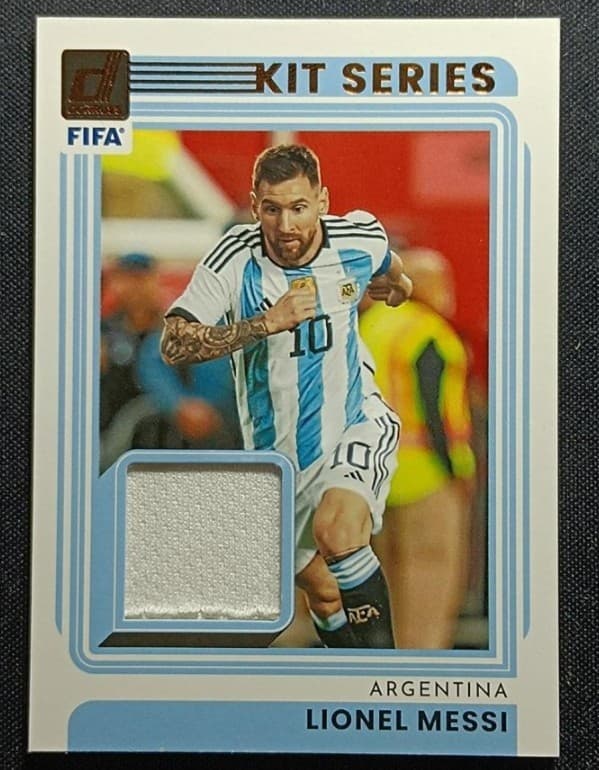 Lionel Messi 2022-23 Panini Donruss FIFA Kit Series Jersey #KS-LEO