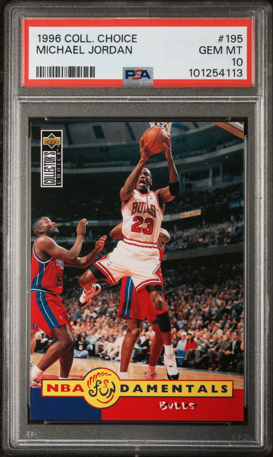 1996-97 Upper Deck Collector's Choice - NBA Fundamentals Michael Jordan #195