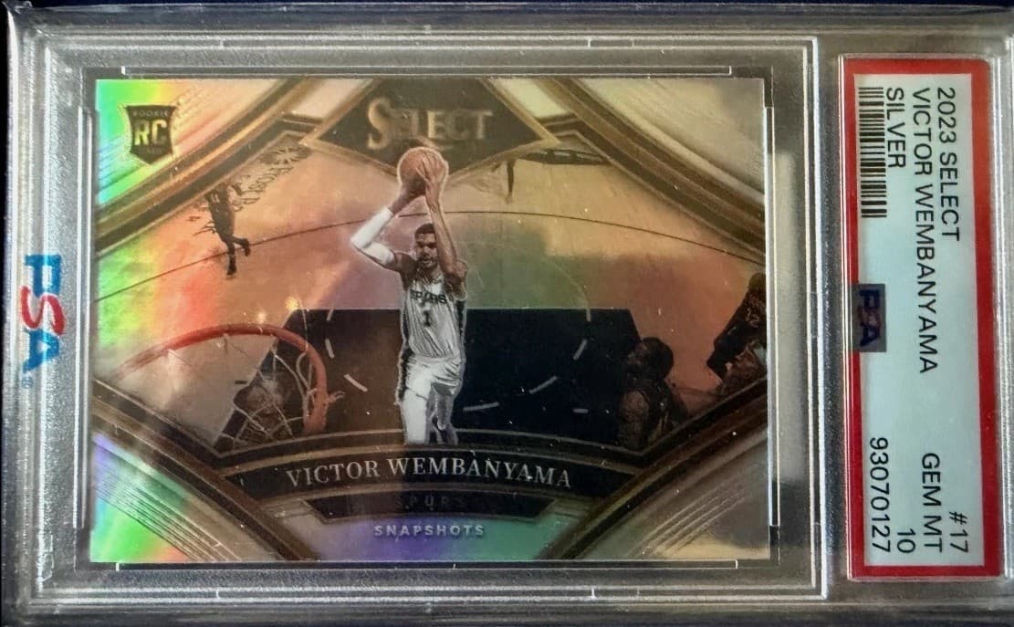 2023-24 Select Victor Wembanyama Silver GEM MT 10 #17