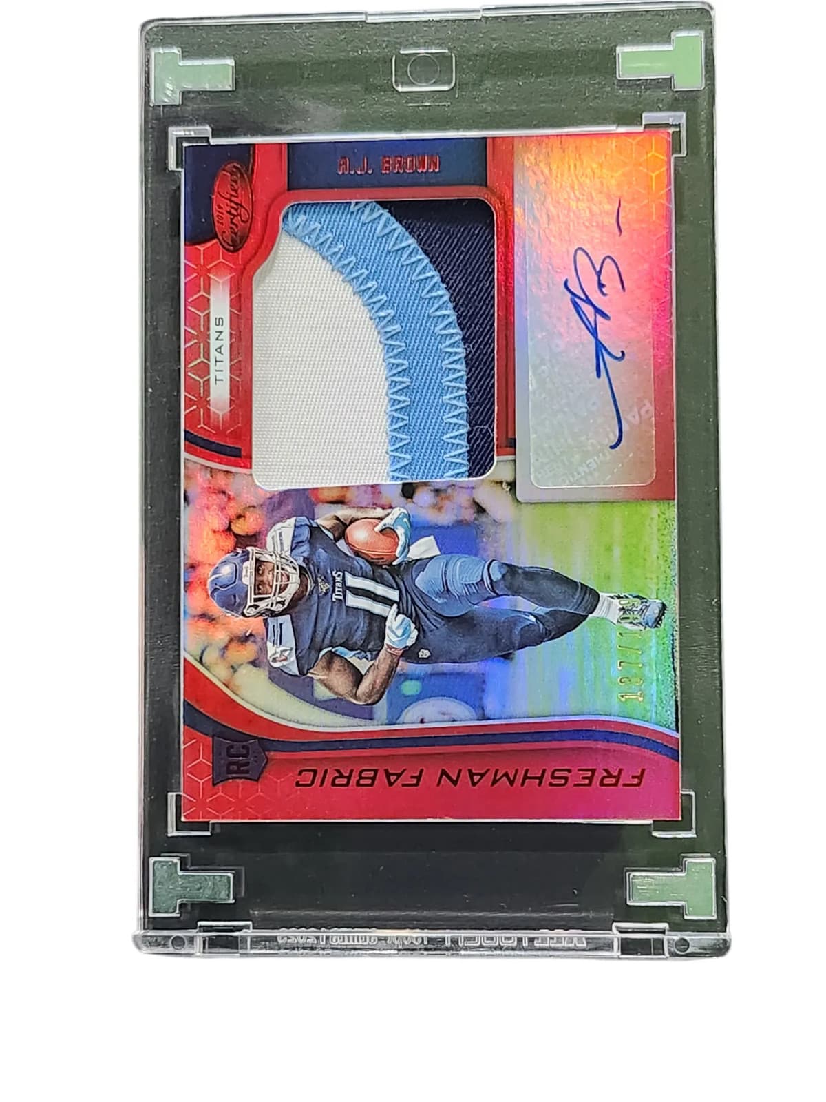 2019 Panini Certified Freshman Fabric A.J. Brown #209 RC Patch