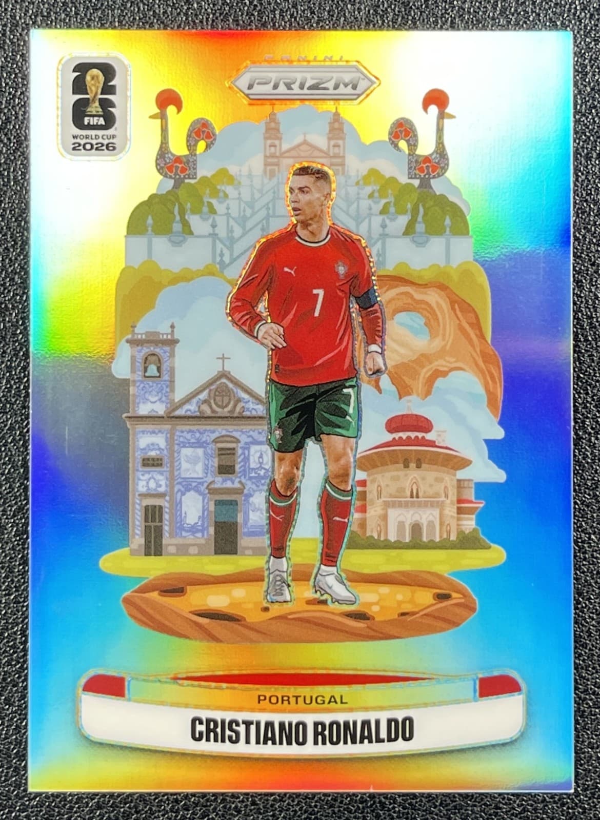 Cristiano Ronaldo 2026 Panini Prizm World Cup #7 National Pride Ssp Portugal