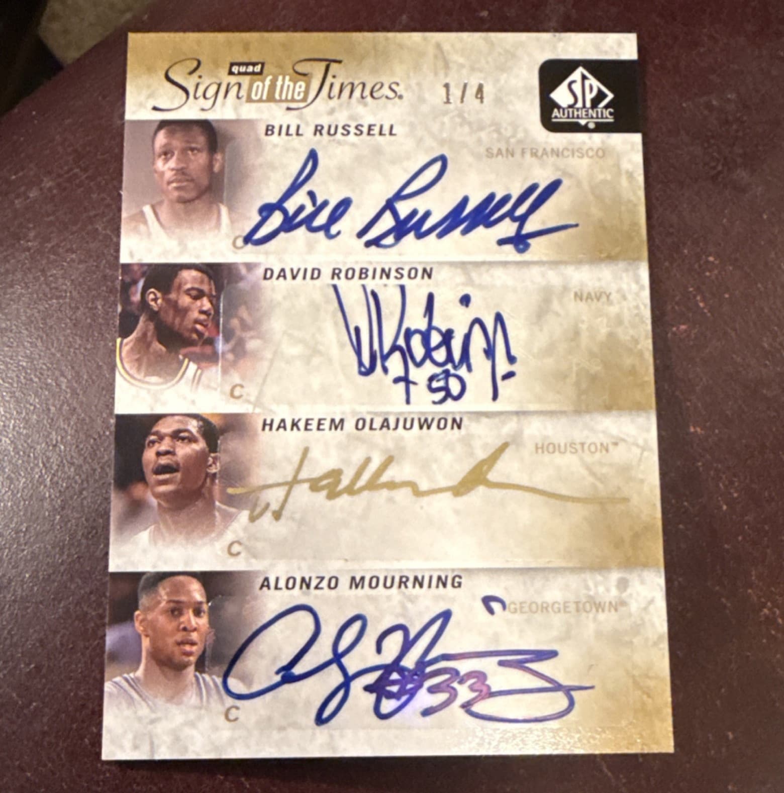Upper Deck SP Authentic 2011-12 Sign of the Times Quad Auto #S4-RROM 1/4